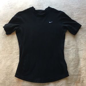 NikeFIT DRY Fitted Black Short Sleeve Running Top